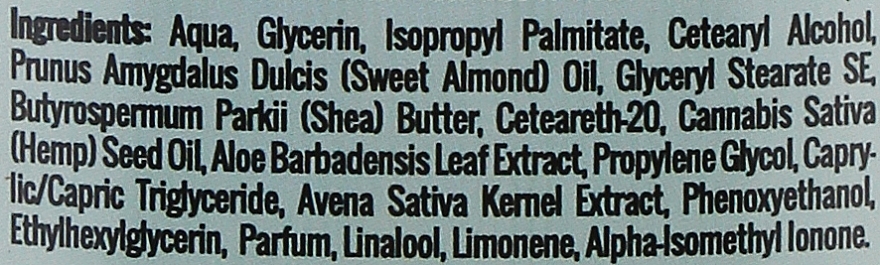 Лосьон для тела с органическим маслом конопли - GlySkinCare Hemp Seed Oil Body Lotion — фото N2
