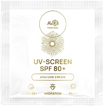 Сонцезахисний крем SPF 80+ - MyIDi UV-Screen Cream SPF 80+ (пробник) — фото N2