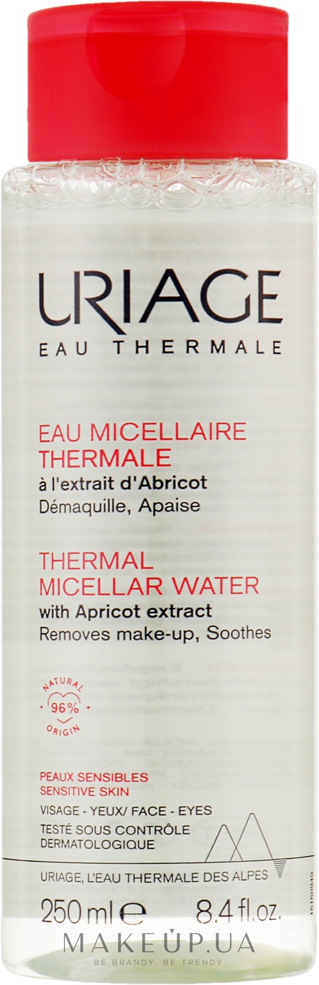 Міцелярна вода для чутливої шкіри - Uriage Thermal Micellar Water Sensitive Skin — фото 250ml