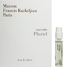 Духи, Парфюмерия, косметика Maison Francis Kurkdjian Masculin Pluriel - Туалетная вода (пробник)