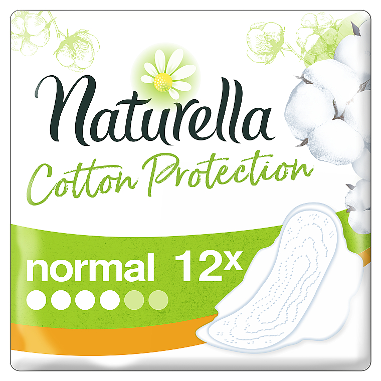 Гігієнічні прокладки з крильцями, 12 шт. - Naturella Cotton Protection Ultra Normal — фото N2