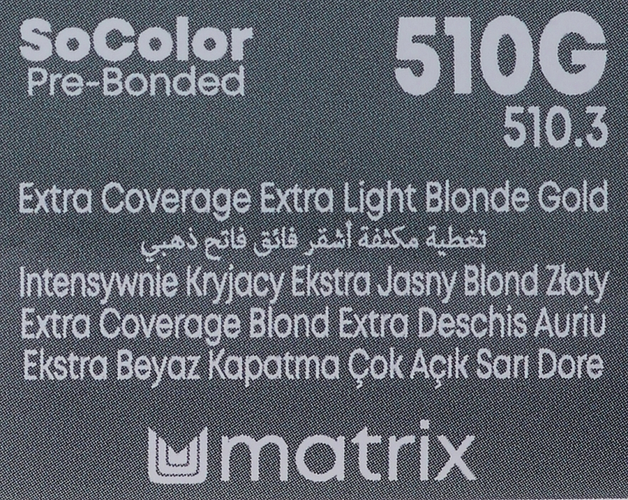 УЦЕНКА Стойкая крем-краска для волос "Экстра покрытие седины" - Matrix Extra Coverage Socolor Beauty High Coverage Permanent Cream Hair Color * — фото N5