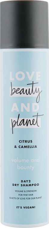Сухой шампунь для тонких волос "Цитрус и Камелия" - Love Beauty&Planet Citrus & Camellia Dry Shampoo