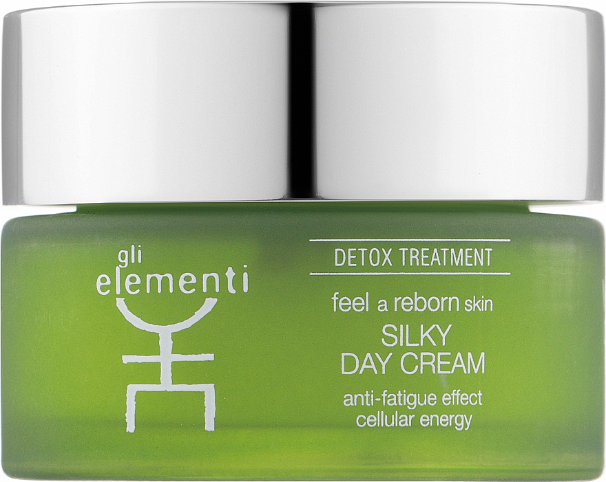 Крем для лица дневной - Gli Elementi Detox Line Silky Day Cream (тестер) — фото N1