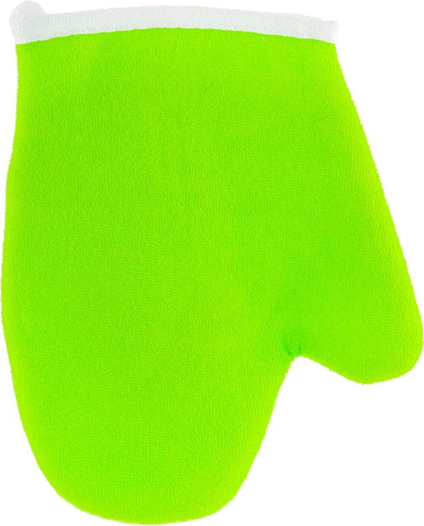 Мочалка-рукавичка, 7989, салатовая - SPL Shower Glove — фото N1