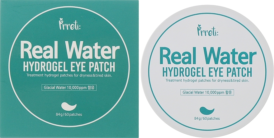 Увлажняющие гидрогелевые патчи для зоны вокруг глаз - Prreti Real Water Hydrogel Eye Patch — фото N2