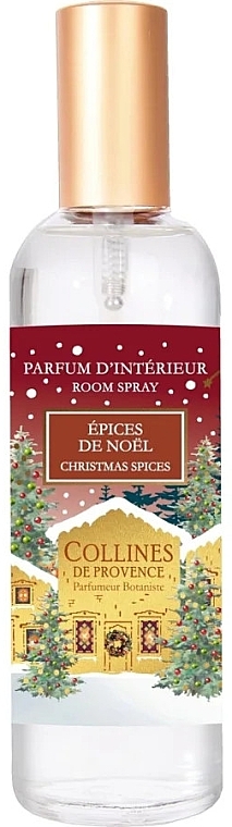 Аромат для дома "Рождественские специи" - Collines de Provence Christmas Spices Room Spray — фото N1