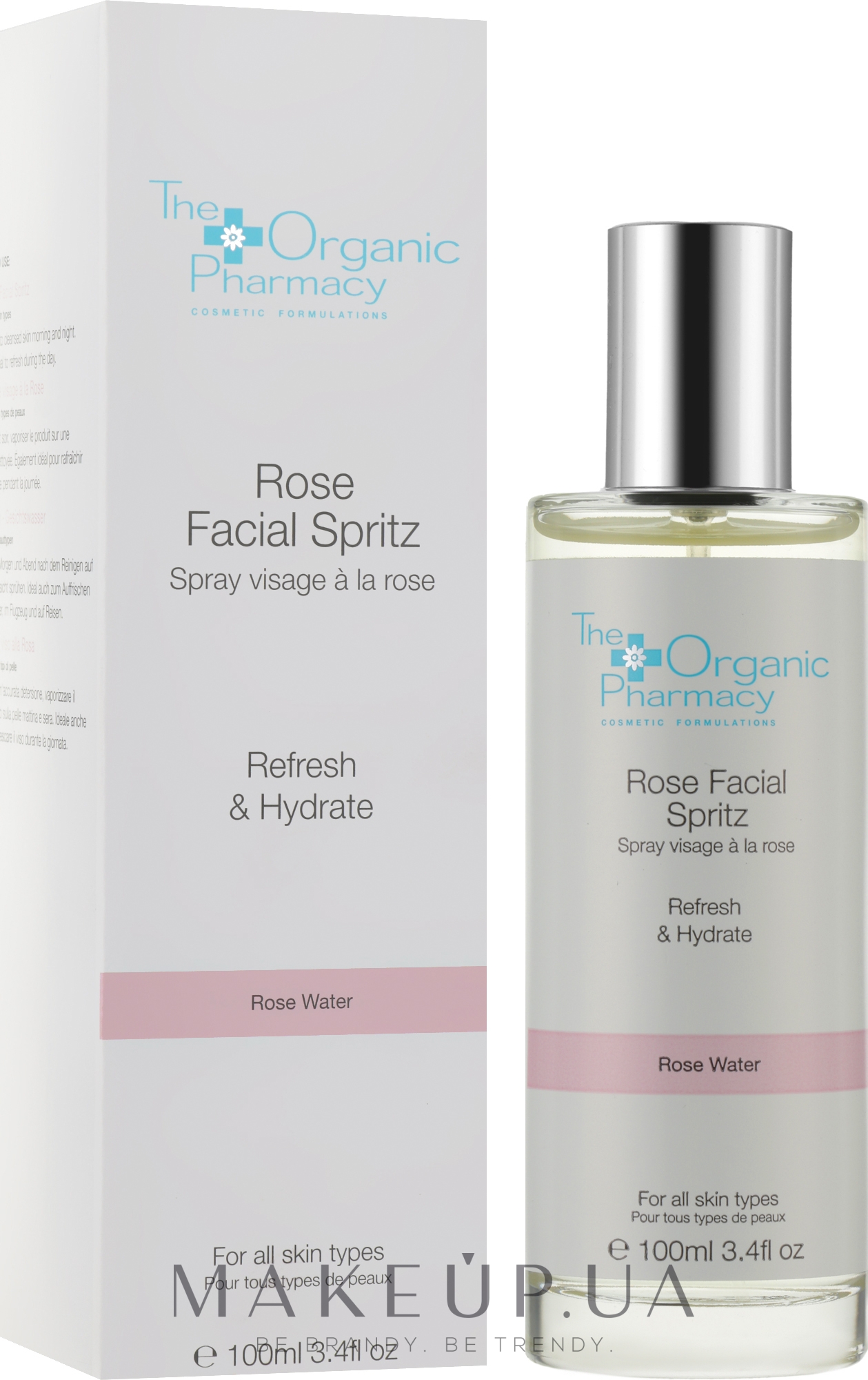 Спрей для лица - The Organic Pharmacy Rose Facial Spritz — фото 100ml
