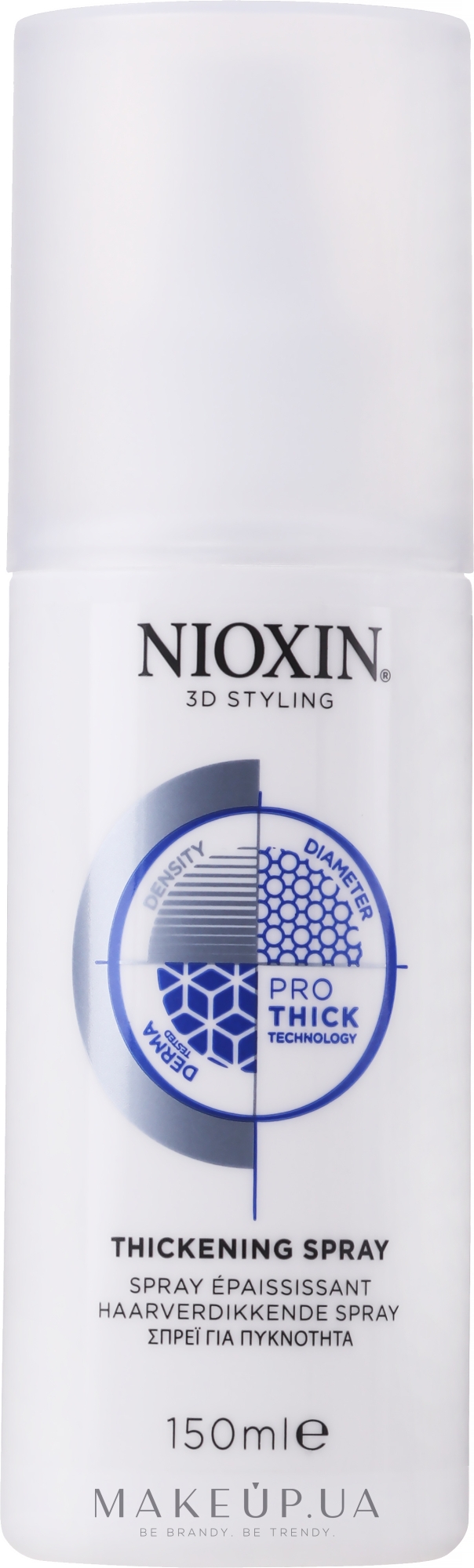 Спрей для об'єму - Nioxin 3D Styling Thickening Spray — фото 150ml
