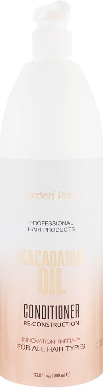 Кондиционер для волос с маслом Макадамии - Jerden Proff Macadamia Oil Conditioner — фото N4
