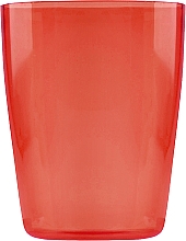 Склянка туалетна, 88056, прозора червона - Top Choice — фото N1