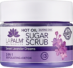 Сахарно-масляный скраб для ног "Сладкие лавандовые сны" - La Palm Hot Oil Sugar Scrub Sweet Lavender Dreams — фото N1