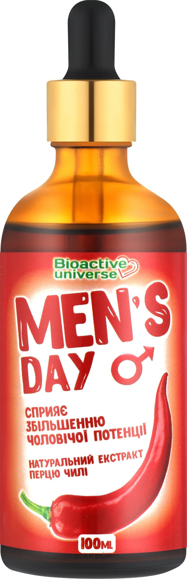 Засіб для потенції з перцем чилі - Bioactive Universe Men's Day — фото 100ml