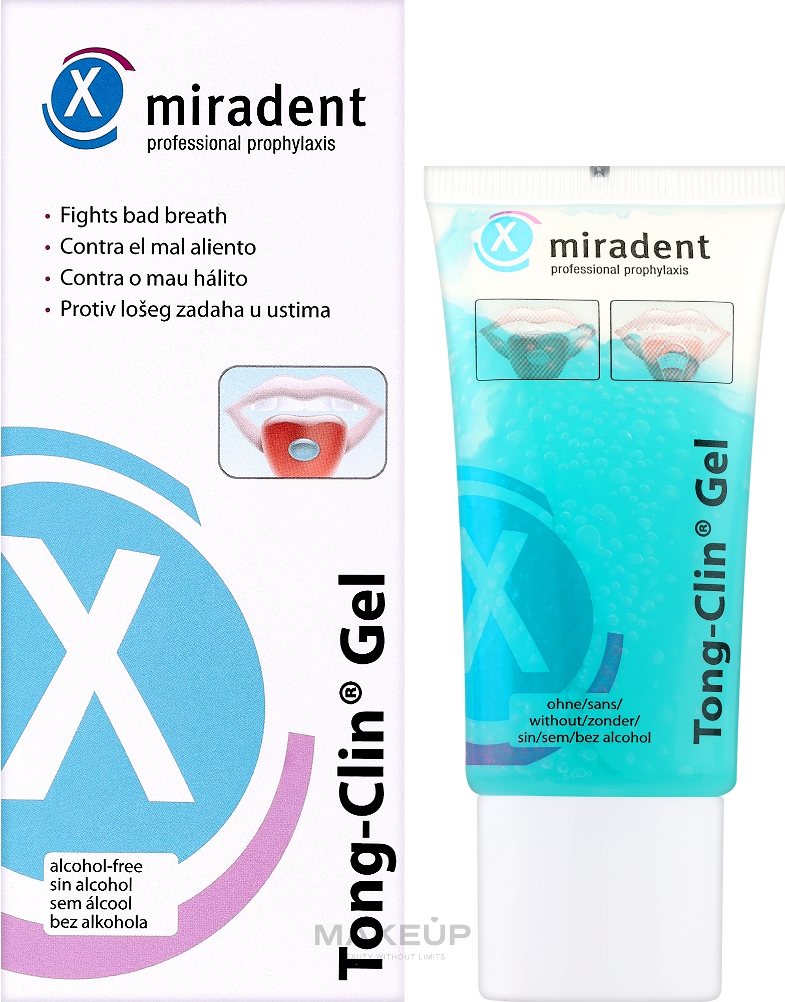 Гель для очистки языка - Miradent Tong Clin Gel — фото 50ml