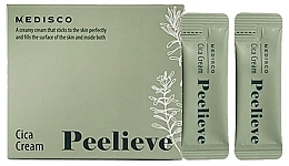 Парфумерія, косметика Зволожувальний крем для обличчя - Medisco Peelieve Cica Cream (саше)