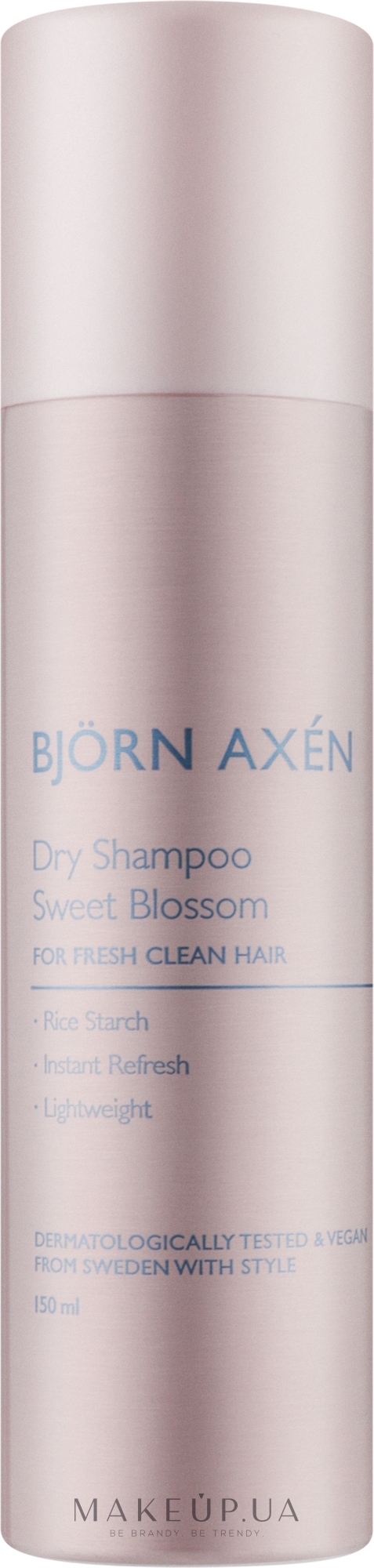 Сухой шампунь с цветочным ароматом - BjOrn AxEn Dry Shampoo Sweet Blossom — фото 150ml