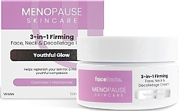 Укрепляющий крем для лица, шеи и зоны декольте - Face Facts Menopause Skincare Firming Cream — фото N1