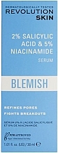 Сыворотка с салициловой кислотой и ниацинамидом - Revolution Skincare 2% Salicylic Acid & 5% Niacinamide Serum — фото N2