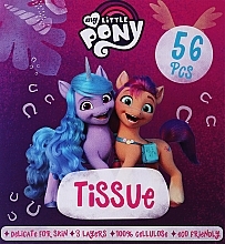Парфумерія, косметика Паперові серветки для дітей, 56 шт. - My Little Pony Tissue