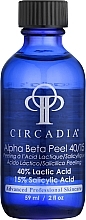 Парфумерія, косметика Пілінг для обличчя "Альфа-Бета 40/15" - Circadia Alpha Beta Peel 40/15