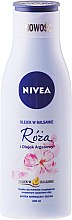 Бальзам для тела с розой и аргановым маслом - NIVEA Balm With Rose & Argan Oil — фото N1