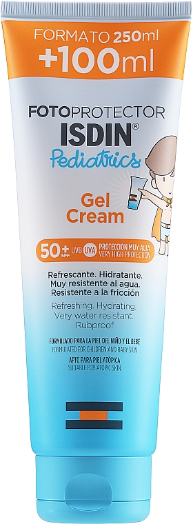 Сонцезахисний крем-гель для дітей - Isdin Fotoprotector Pediatrics Extrem Creme-Gel SPF50+ — фото N1