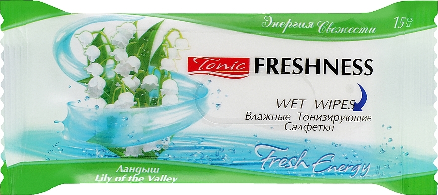 Влажные тонизирующие салфетки - Freshness Wet Wipes — фото N1