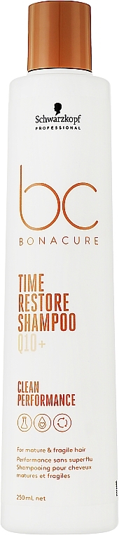 Шампунь для волосся - Schwarzkopf Professional Bonacure Time Restore Shampoo Q10+