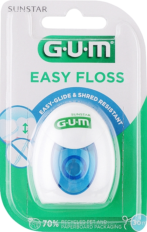 Зубна нитка, вощена, 30 м - Sunstar Gum Easy Floss — фото N1