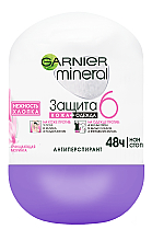 Парфумерія, косметика Дезодорант-ролик - Garnier Mineral Deodorant Захист 5 Ніжність бавовни