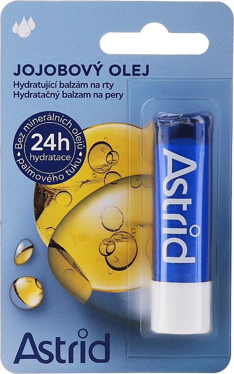 Бальзам для губ - Astrid Jojoba Oil 24H Lip Balm — фото N1