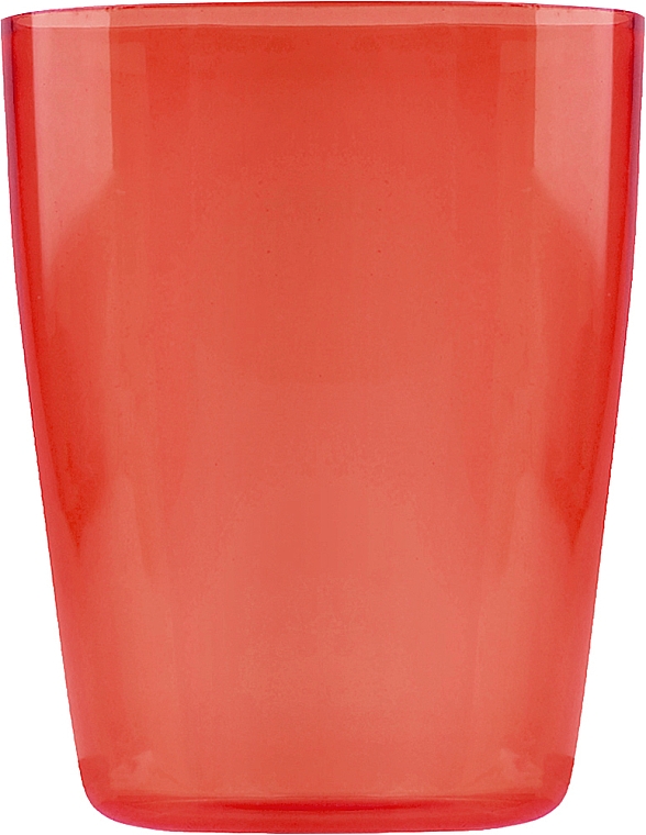 Склянка туалетна, 88056, прозора червона - Top Choice — фото N1