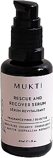 Відновлювальна сироватка для обличчя - Mukti Organics Rescue and Recover Serum — фото N1