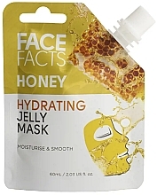Духи, Парфюмерия, косметика Увлажняющая маска для лица с медовым желе - Face Facts Hydrating Honey Jelly Face Mask 