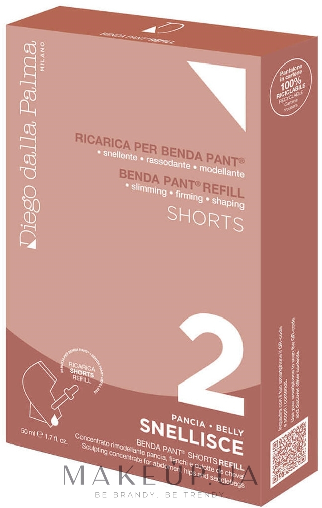 2. SLIM - BENDA PANT® Sculpting shorts - Diego dalla Palma Milano