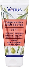 Парфумерія, косметика Пом'якшувальний крем для ніг "Сечовина, оливкова олія та лемонграс"  - Venus Softening Foot Cream