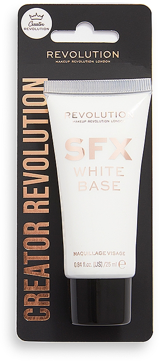 Відбілювальна матова основа під макіяж - Makeup Revolution Creator Revolution SFX White Base Matte Foundation