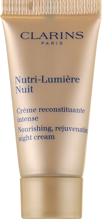 Нічний омолоджувальний крем - Clarins Nutri-Lumiere Nuit Nourishing Rejuvenating Night Cream (міні)