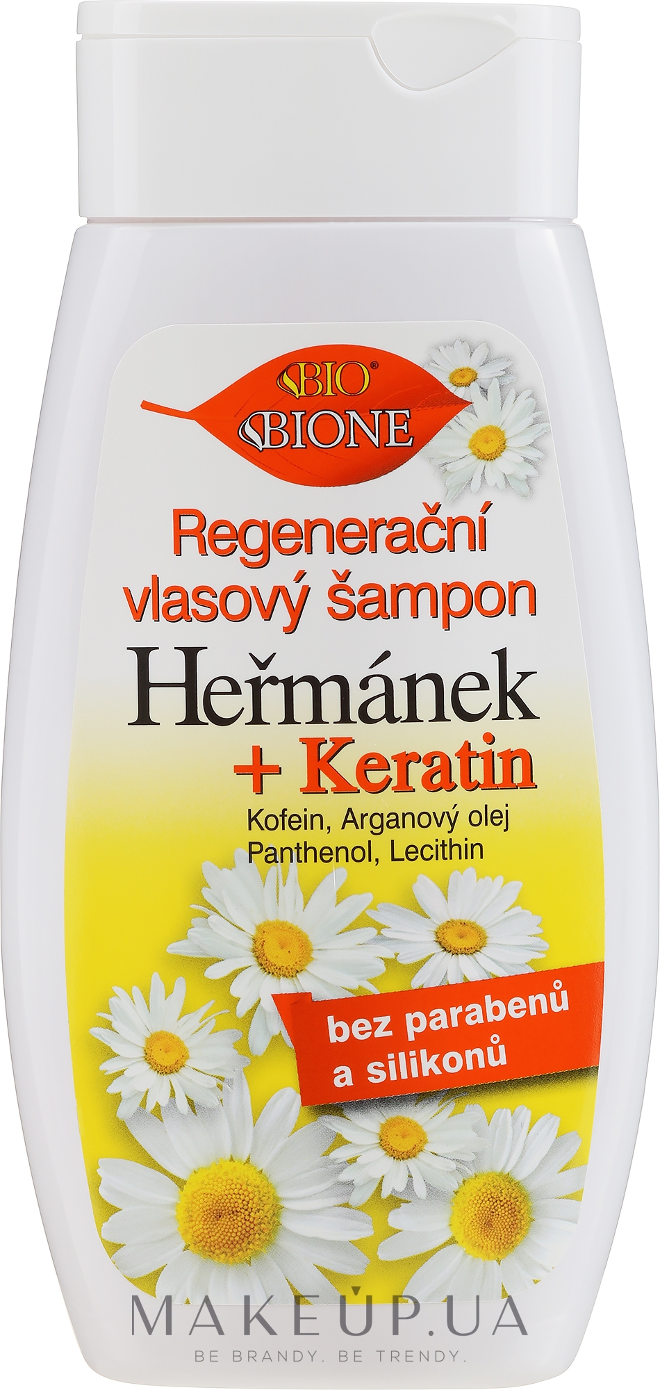 Шампунь для волосся з ромашкою - Bione Cosmetics Hermanek — фото 260ml