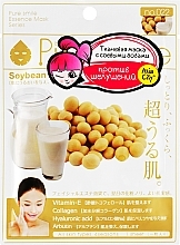 Парфумерія, косметика Тканинна маска для обличчя соєвими бобами - SunSmile Pure Smile Soybean Essence Mask