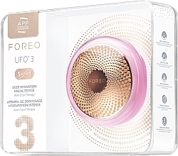 Прибор для омоложения и глубокого увлажнения кожи - Foreo UFO 3 Deep Hydration Face Device Pearl Pink — фото N3