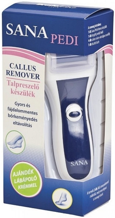 Электрическая роликовая пилка для педикюра - Bradoline Sana Pedi Electric Callus Remover — фото N1