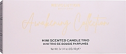 Духи, Парфюмерия, косметика Набор - Makeup Revolution Awakening Mini Candle Gift Set (3x40g)