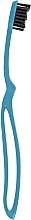 Зубна щітка "Луп блек вайтенінг", блакитна - Megasmile — фото N2