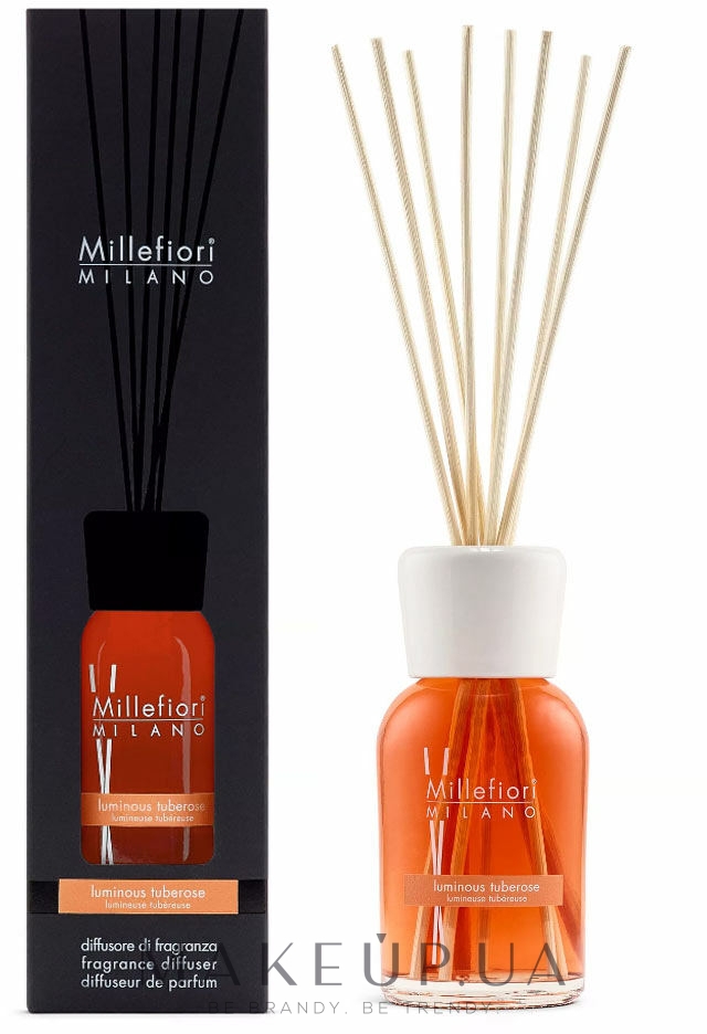 Аромадиффузор Сияющая тубероза Millefiori Milano Luminous Tuberose Fragrance Diffuser