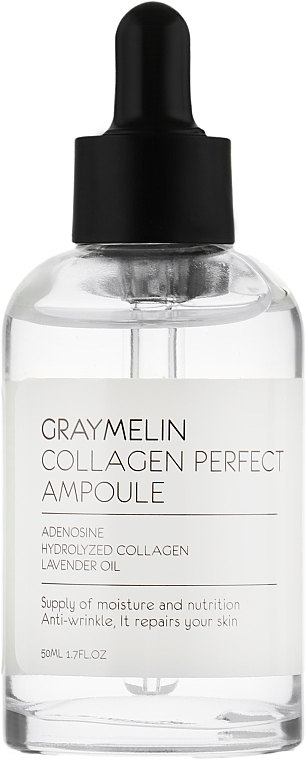 Омолаживающая ампульная сыворотка для лица с коллагеном - Graymelin Collagen 90% Perfect Ampoule — фото N1