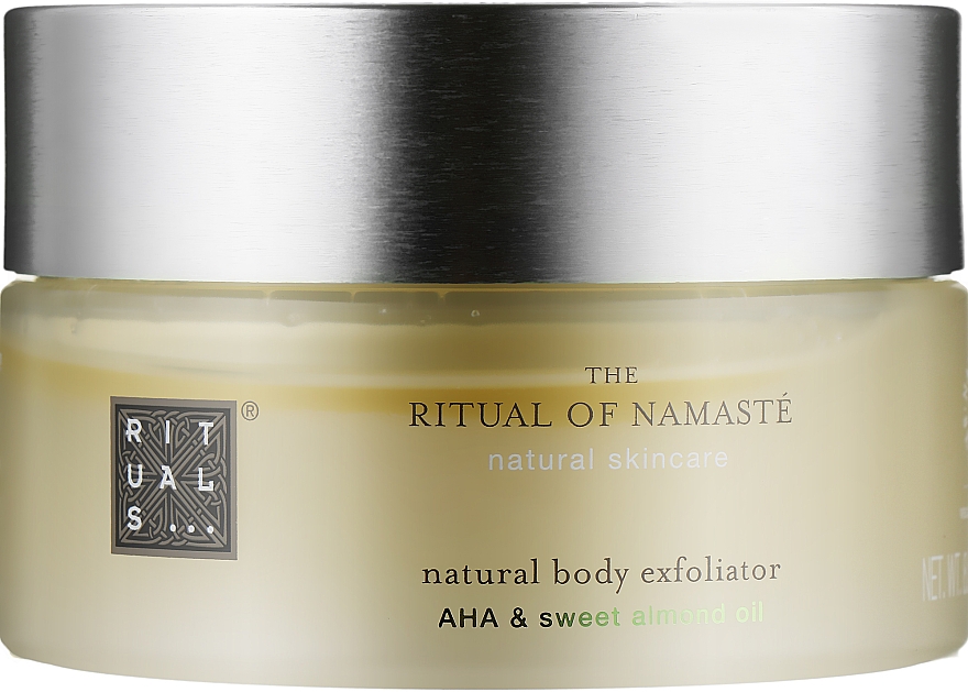 Скраб для тіла - Rituals The Ritual Of Namaste Natural Body Exfoliator AHA & Sweet Almond Oil — фото N1