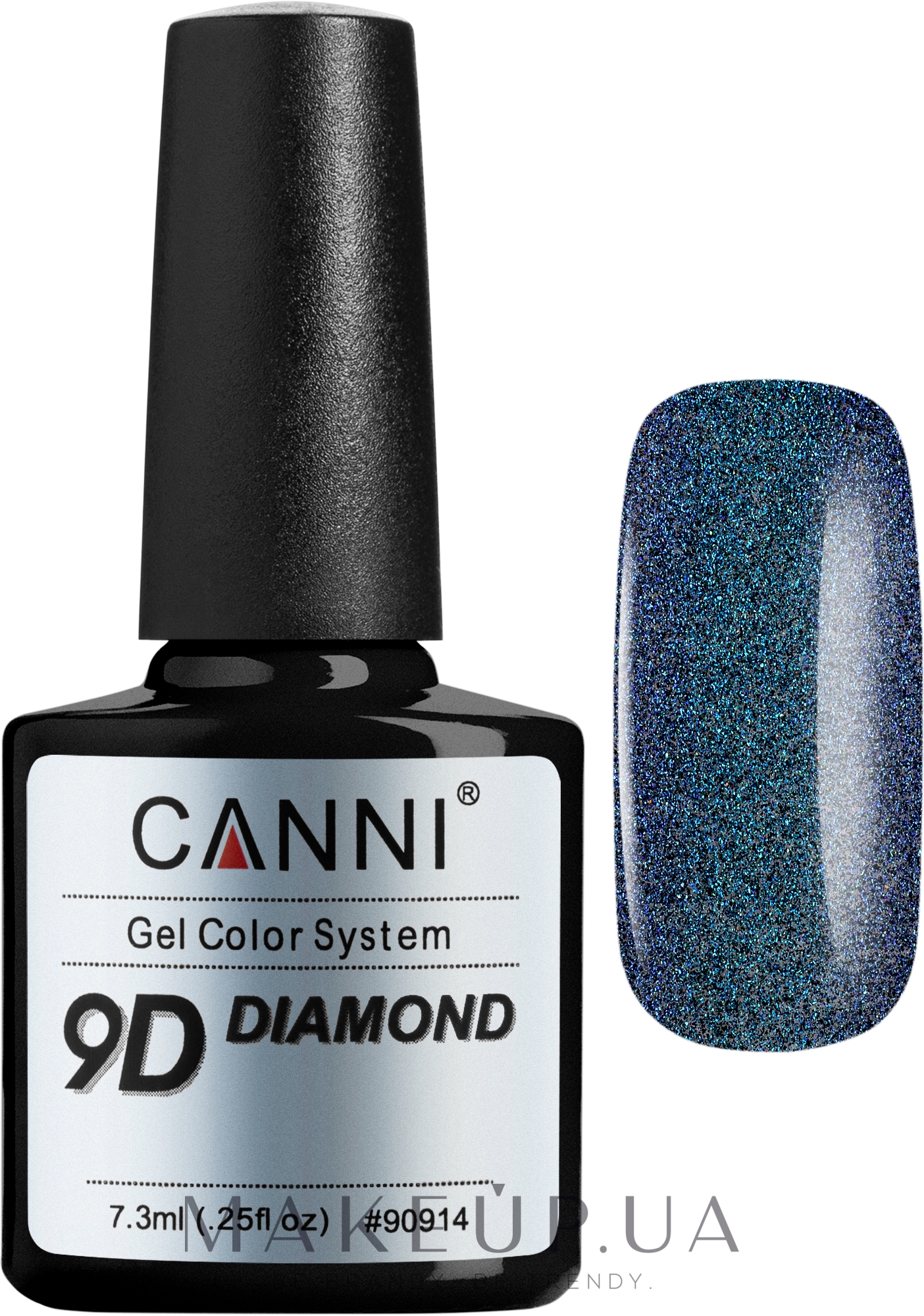 Гель-лак для ногтей "9D кошачий глаз" - Canni 9D Diamond — фото 14 - Blue