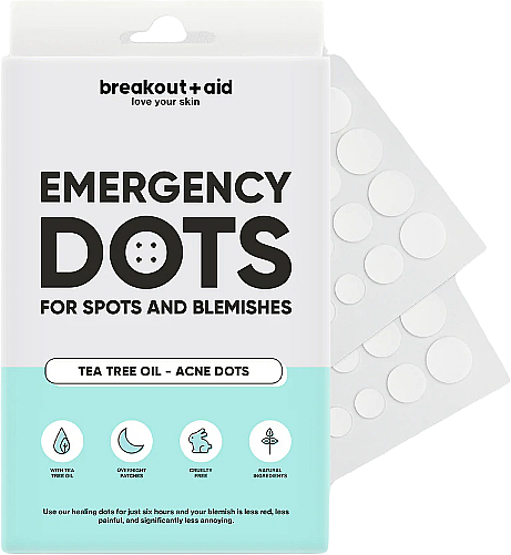 Патчі від запалень і акне з олією чайного дерева - My White Secret  Emergency Dots For Spots And Blemishes With Tea Tree Oil — фото N1