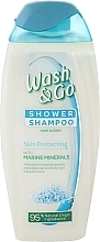 Шампунь-гель для душу 2в1 "Protecting" - Wash&Go Shower Shampoo — фото N1